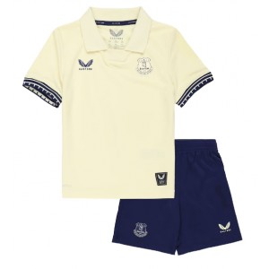 Everton Jalkapallovaatteet Lasten Vieraspeliasu 2025-26 Lyhythihainen (+ Lyhyet housut)